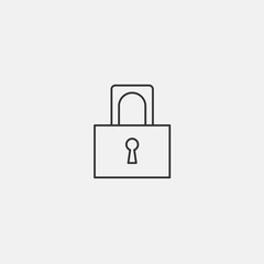 lock pad icon vector illustration for website and graphic design