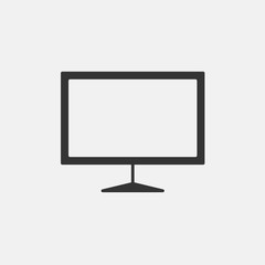 monitor icon vector illustration for website and graphic design