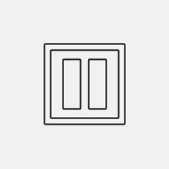 pause vector icon vector illustration for website and graphic design