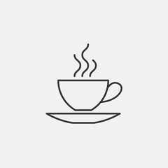 cup of tea icon vector illustration for website and graphic design