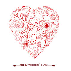 Valentine's Day Vector Heart Background.