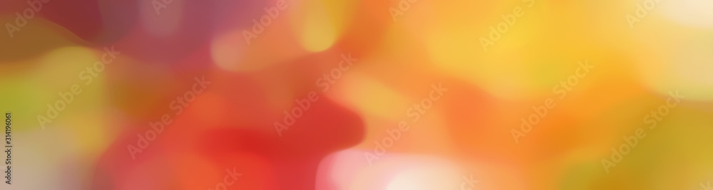 Aufkleber blurred bokeh horizontal background bokeh graphic with peru, moderate red and baby pink colors and free text space