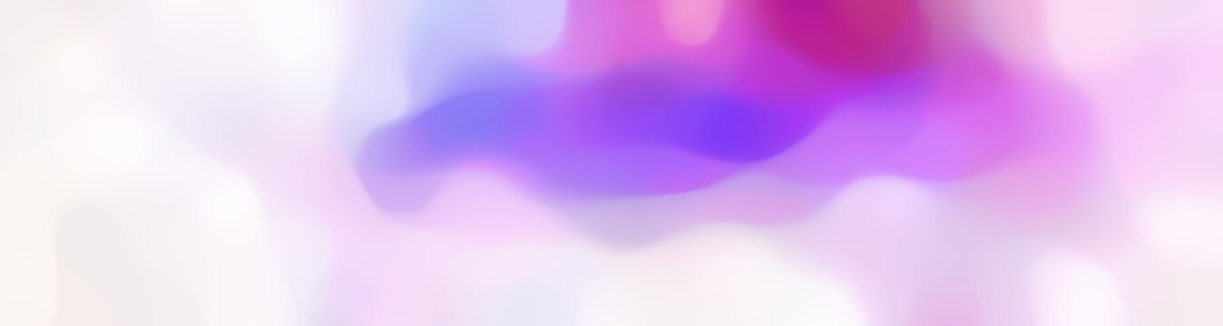 soft blurred iridescent horizontal background texture with medium orchid, lavender and light pastel purple colors space for text or image
