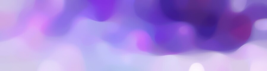 unfocused smooth horizontal background graphic with lavender blue, dark slate blue and medium purple colors and space for text or image