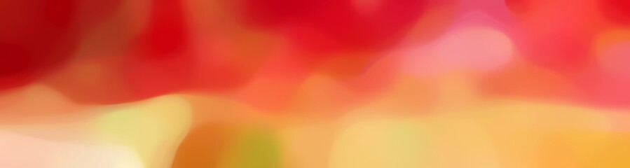 blurred bokeh iridescent horizontal background with tomato, coffee and burly wood colors space for text or image