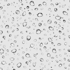 Pattern water drops on a glass.
