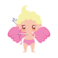 Baby cupid cartoon vector design