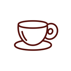 Isolated coffee cup vector design