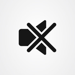 Mute icon design. silent symbol vector illustration
