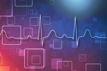 2D illustration medical structure background