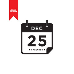 Calender icon vector. Simple design calender icon.