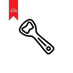 Bottle opener icon vector. Flat design style and modern design.