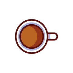 Isolated coffee cup vector design