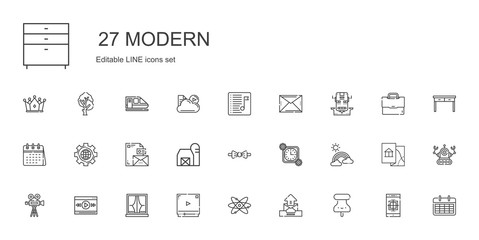 modern icons set