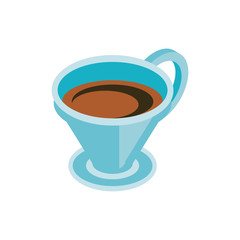 Isolated coffee cup vector design