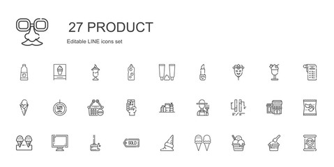 product icons set