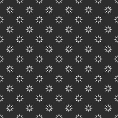 Seamless geometric vector pattern. Ornamental abstract background. Stars.