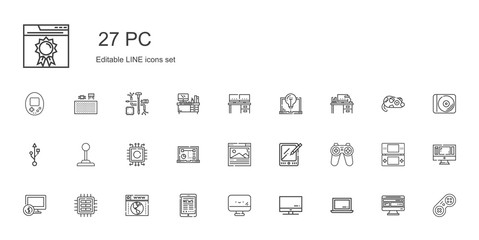 pc icons set