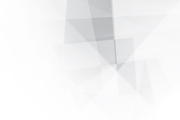 Abstract geometric white and gray color background. Vector, illustration.	