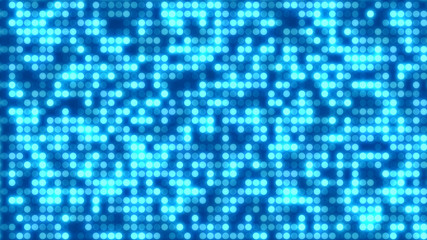 Dot  white blue pattern screen led light gradient texture background. Abstract  technology big data digital background. 3d rendering.