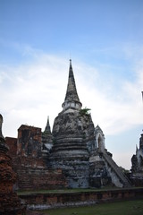 Fototapeta premium temple in ayutthaya thailand