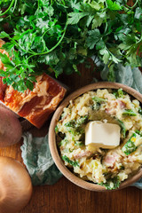 Colcannon, traditional Irish dish