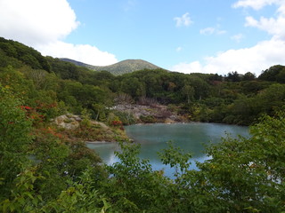 Fototapeta na wymiar Hakkoda Mountain in Aomori, Japan