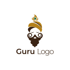 Guru Logo Icon Designs Vector Stock
