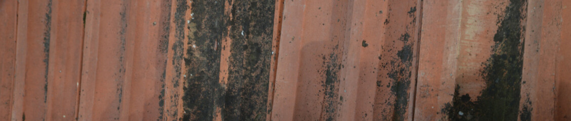 background of old roof tiles