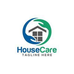 Fototapeta premium House Care Logo Template Design Vector