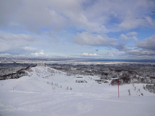 The view of Aomori in Winter, Japan