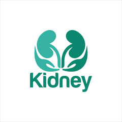 Kidney Logo Template Urology Logo Stock Vector