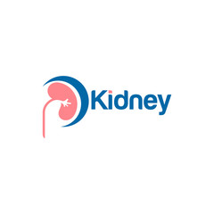 Kidney Logo Template Urology Logo Stock Vector