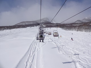 Fototapeta na wymiar Snow resort in Niigata, Japan