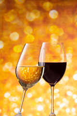 イルミネーションとワイン