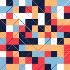 Minimal Vector Geometric Pattern design