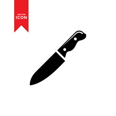 Knife icon vector. Simple design knife icon illustration.