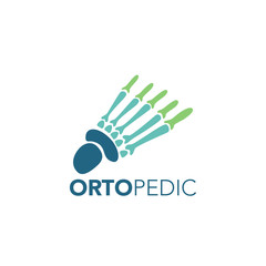 Orthopedic Logo Design Vector Template 