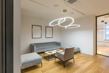 Interior of a modern hotel  lounge