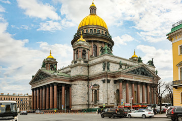 Saint Isaac's Cathedral- greatest architectural creation. Saint Petersburg. Russia.