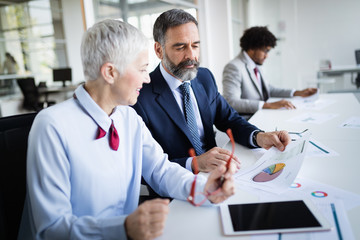 Meeting Corporate Success Business Brainstorming Teamwork Concept