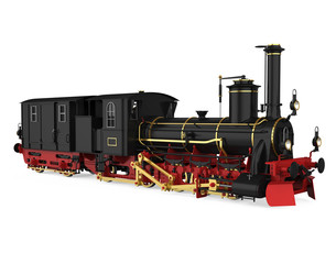 Locomotive Train Isolated © nerthuz