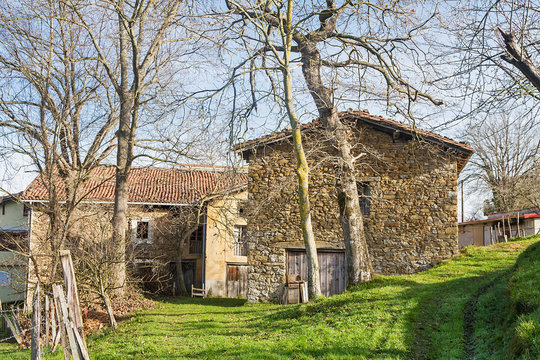 Segura medival town in Gipuzkoa province, Spain