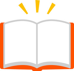 開いた本のアイコン