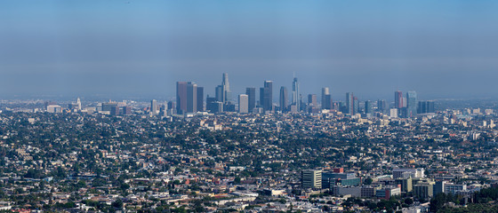 los angeles downtown cityscape