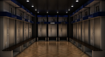 Sports Locker Room