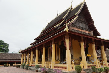 Naklejka premium ラオス・ビエンチャン・ワット・サケット・最古の寺院