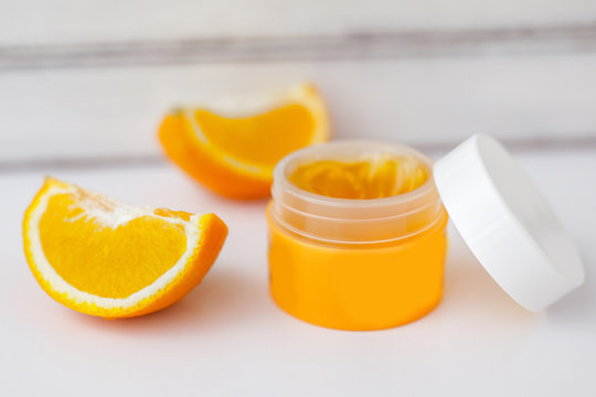 face and body cream from orange