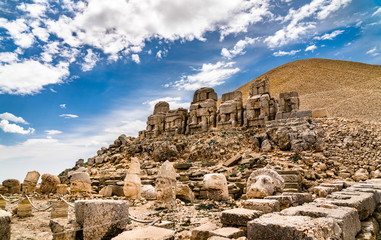 Colossal statues at Nemrut Dagi in Turkey