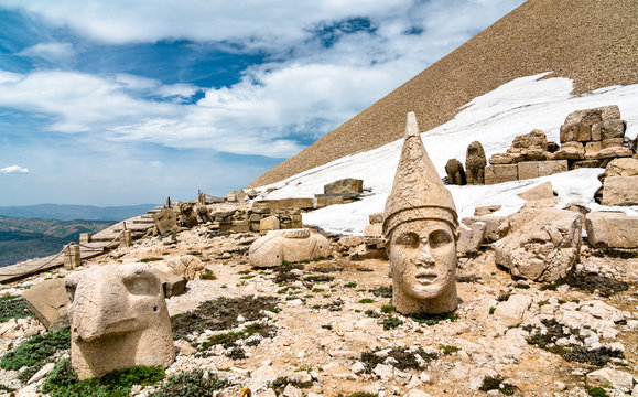 Colossal statues at Nemrut Dagi in Turkey